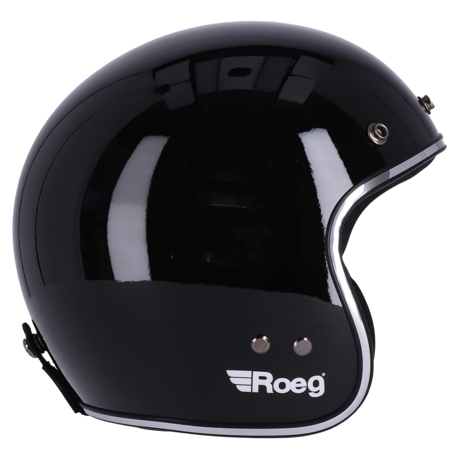 Dapper Motor — Roeg — Casco JETT negro brillante