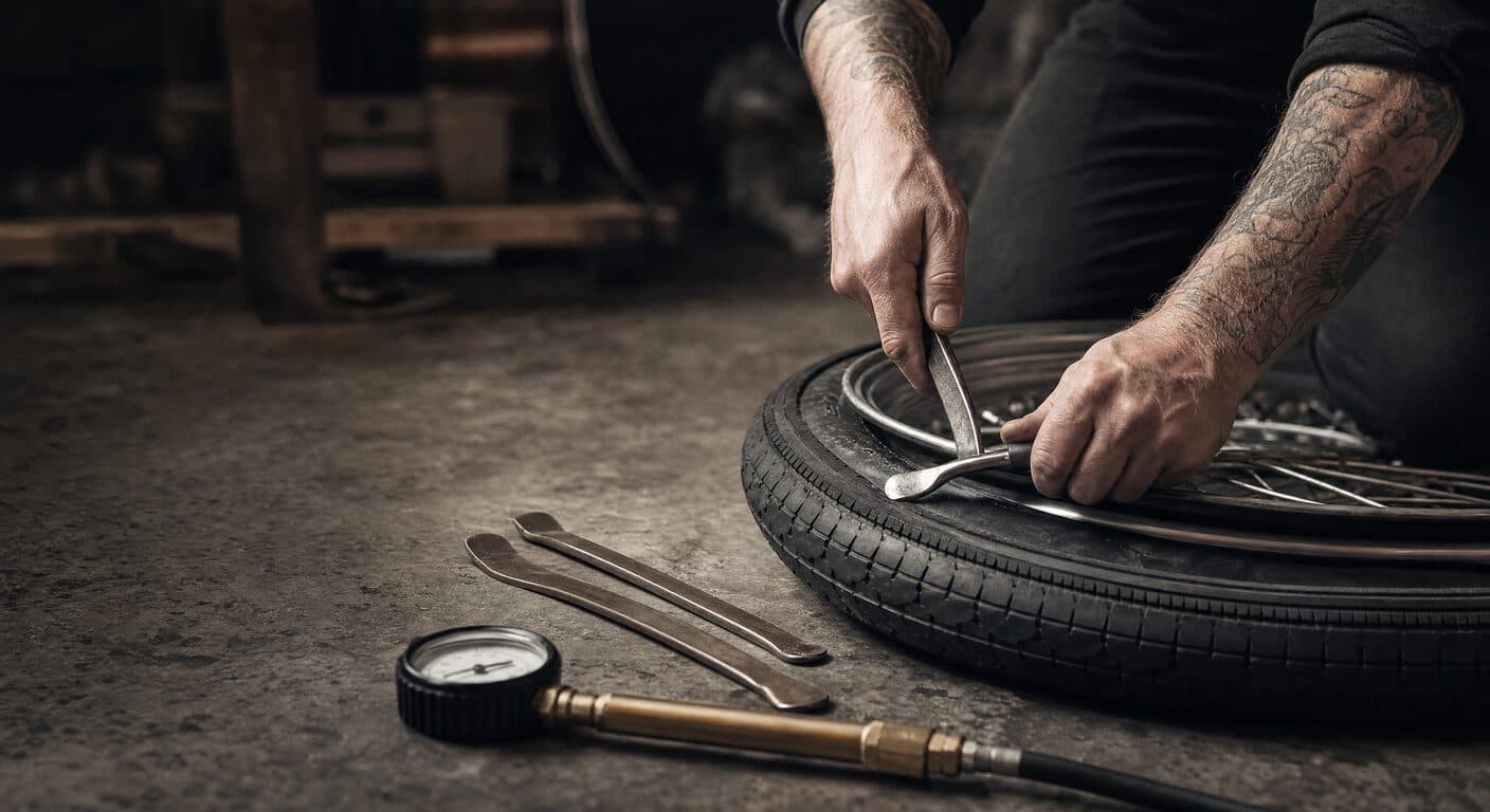 Motorcycle tire pressure: how to choose and check the right pressure