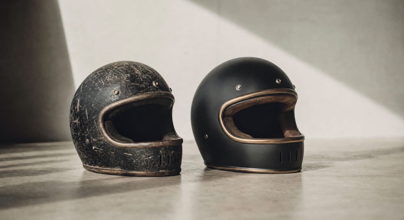 Motorradhelm umtauschen oder recyceln
