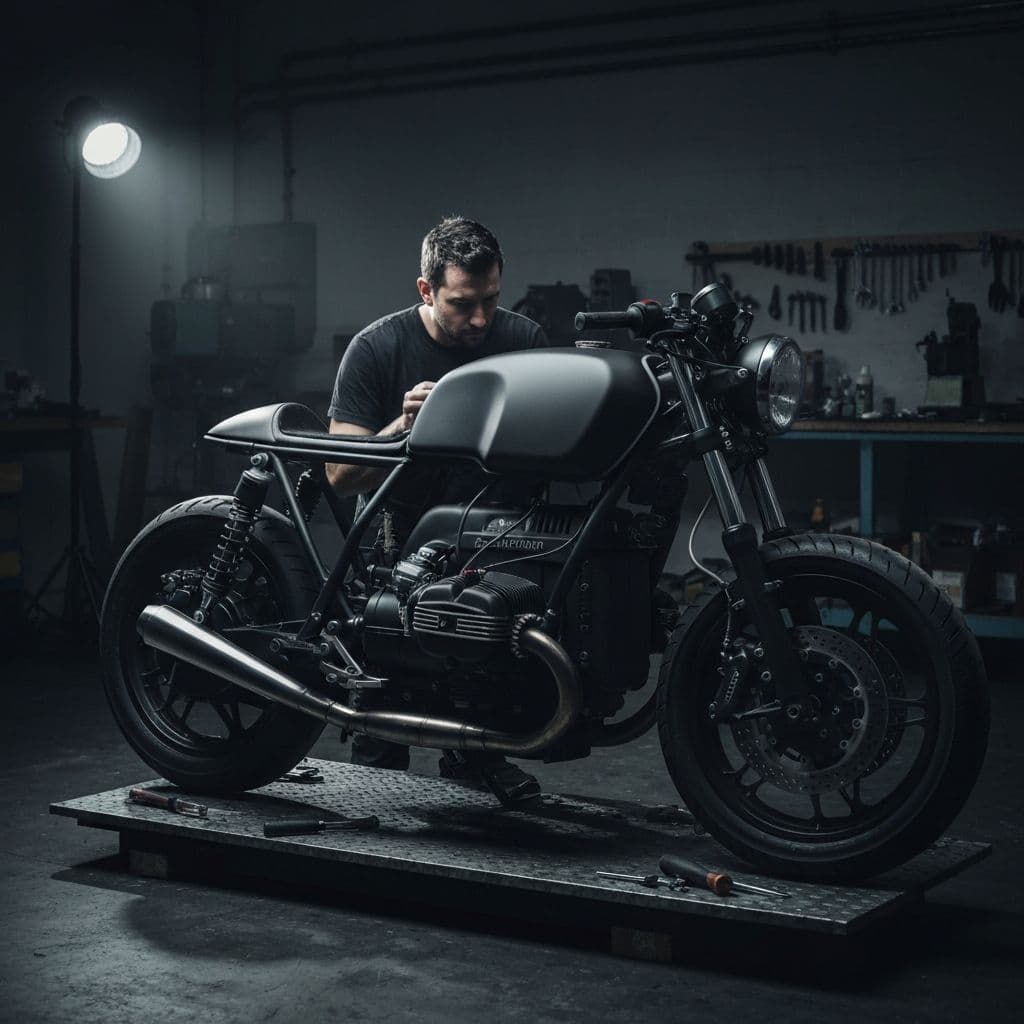 BMW K100 cafe racer bauen