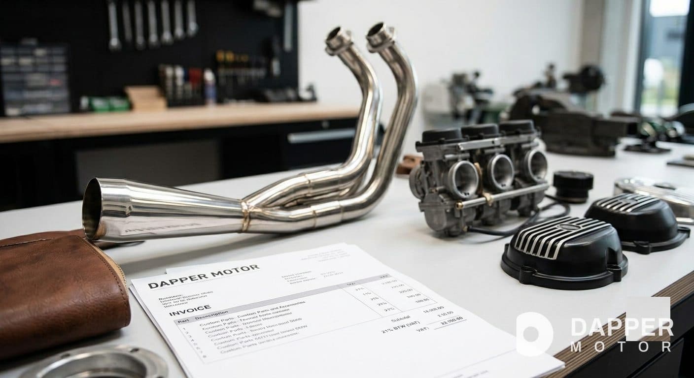 Reclaiming VAT on your custom motorcycle, parts and accessories