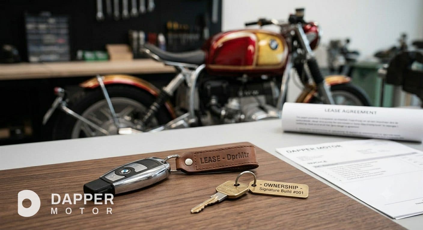 Een custom motor leasen of kopen, zakelijk afgewogen