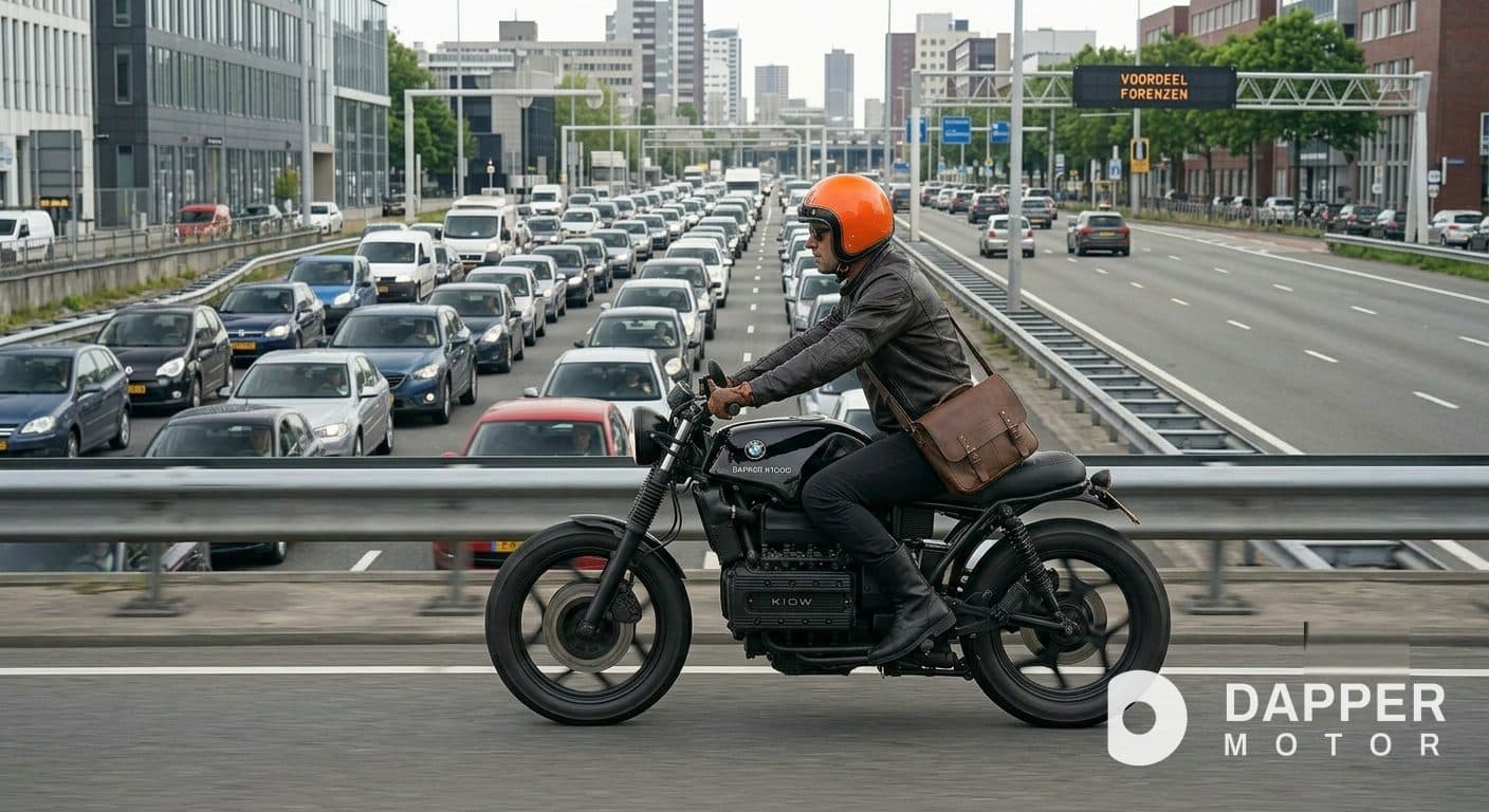 Commuting on a custom motorcycle: cheaper, faster and a lot more fun