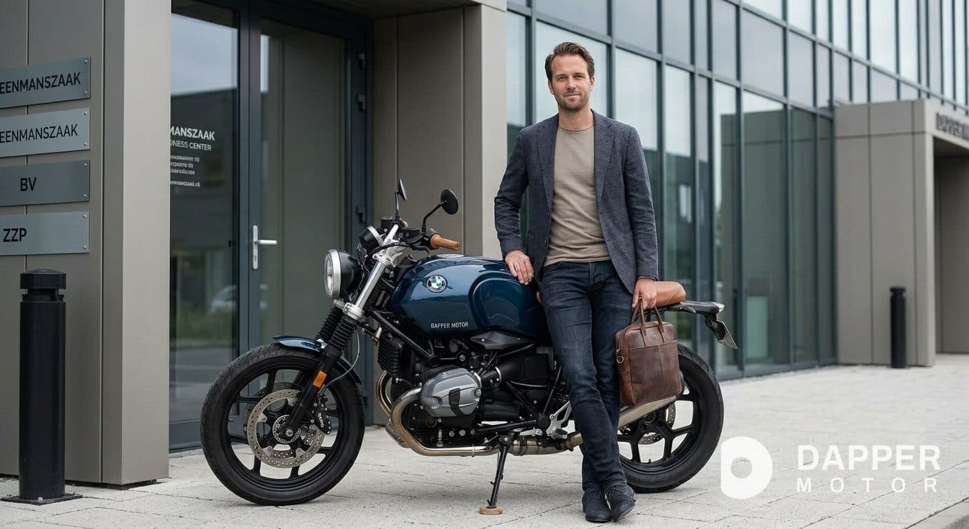 The business motorcycle: sole trader, BV or freelancer, what suits you