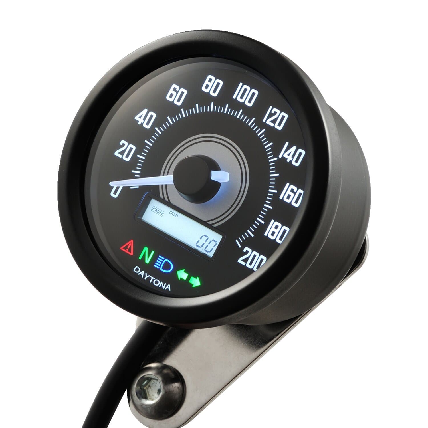 Dapper Motor — Daytona — Velona 60mm speedometer black 200kmh