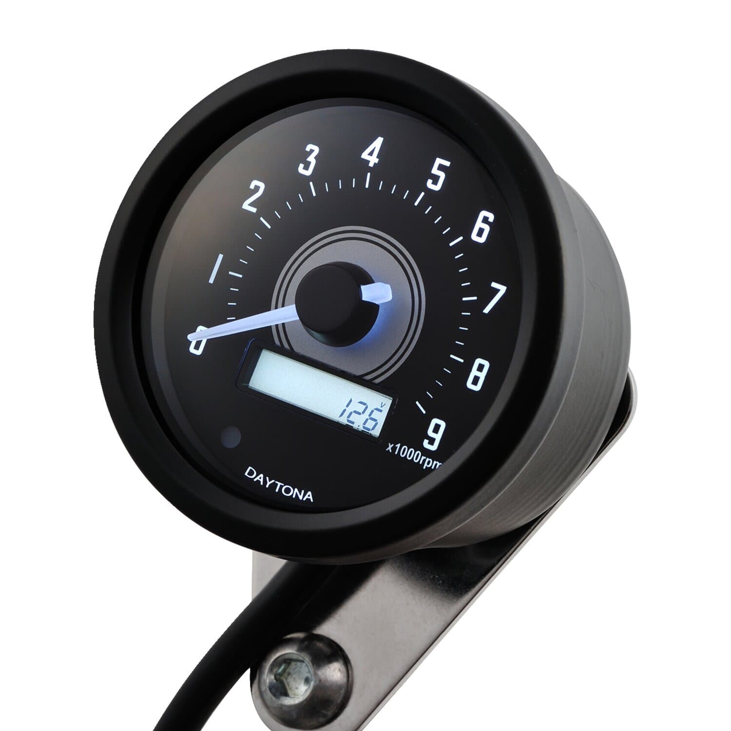 Dapper Motor — Daytona — Velona 60mm tachometer black 9000 rpm
