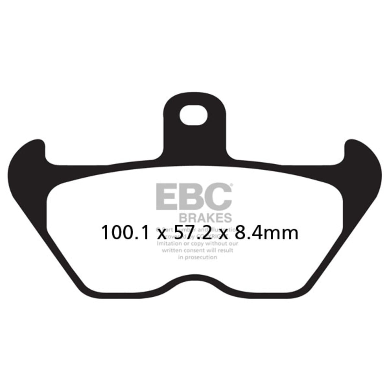 Dapper Motor — EBC — Double-H Sintered brake pads