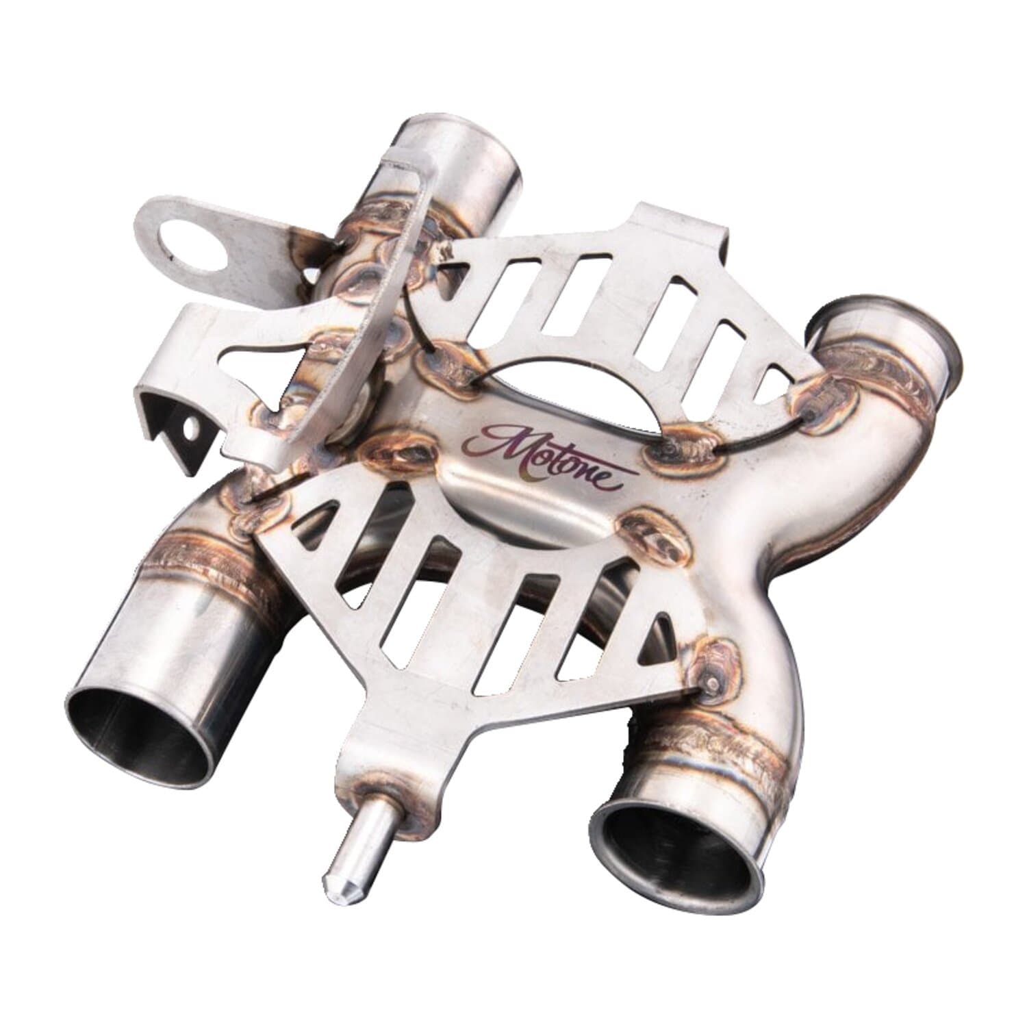 Dapper Motor — Motone — X-pipe cat-delete exhaust system