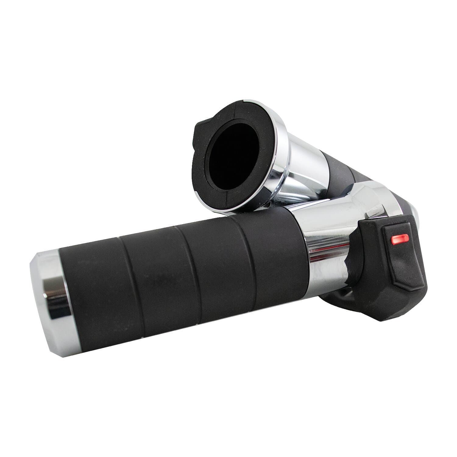 Dapper Motor — Koso — Titan-X heated grip set. Chrome