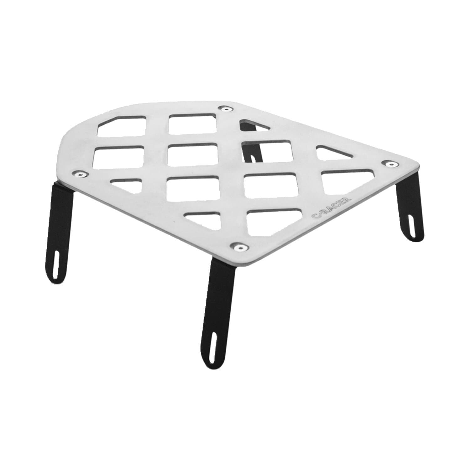Dapper Motor — C-Racer — luggage rack K-series. Silver/Black
