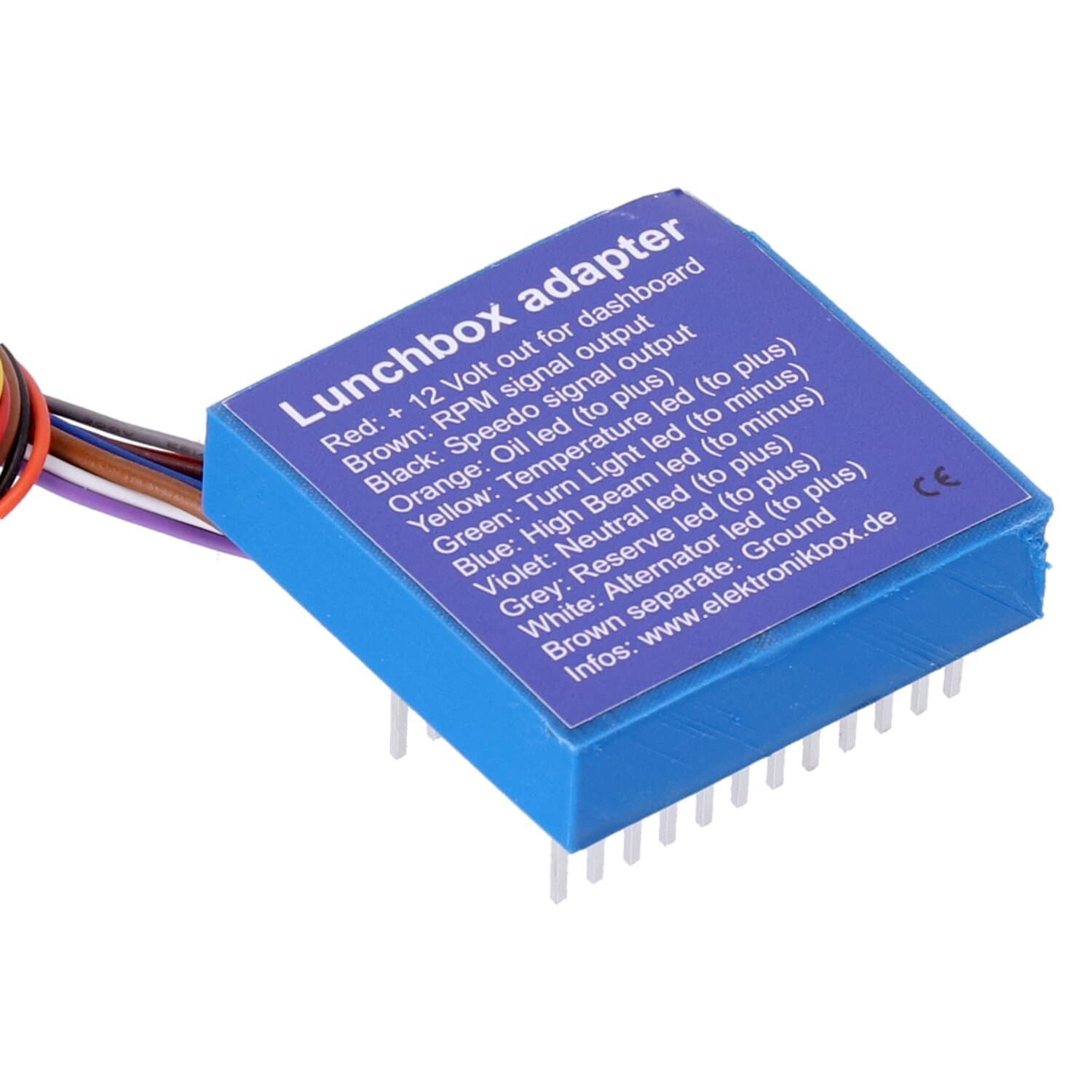 Dapper Motor — Elektronikbox — Axel Joost Elektronik, BMW K ''Lunchbox Adapter''
