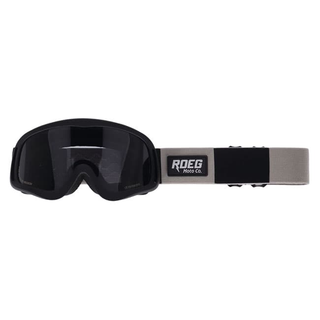 Dapper Motor — Roeg — Peruna Stripe goggle black/light gray
