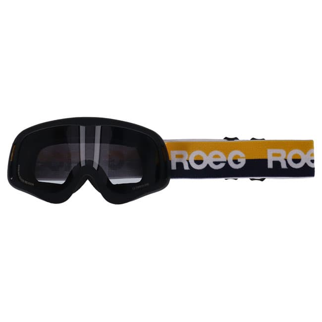 Dapper Motor — Roeg — Peruna Yellow Stripe goggle black and yellow/blue strap