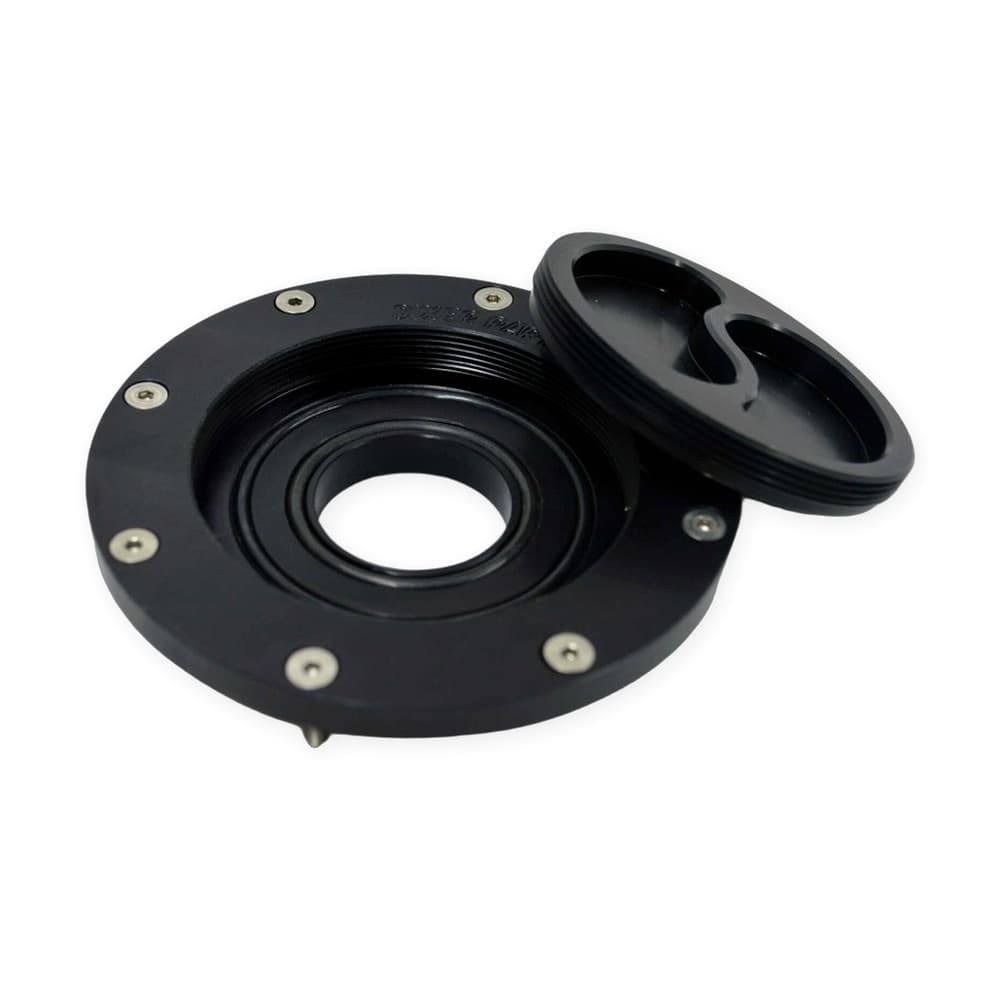 Dapper Motor — Black Fuel Filler Aircraft Cap Gas Cover BMW K75 K100 K1100 Cafe Racer Scrambler