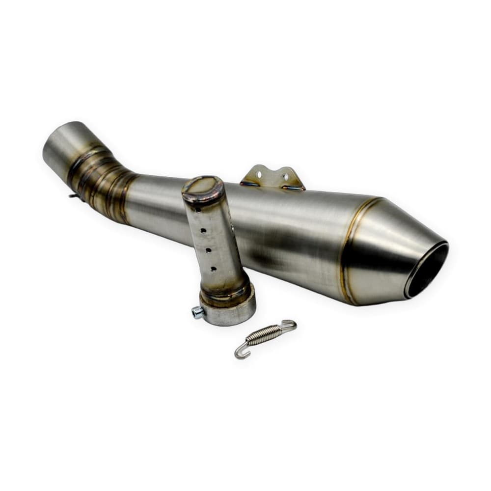 Dapper Motor — Exhaust Muffler +db Killer BMW K100 K1100 (1982-2002) Cafe Racer Homologation TUV Certificate