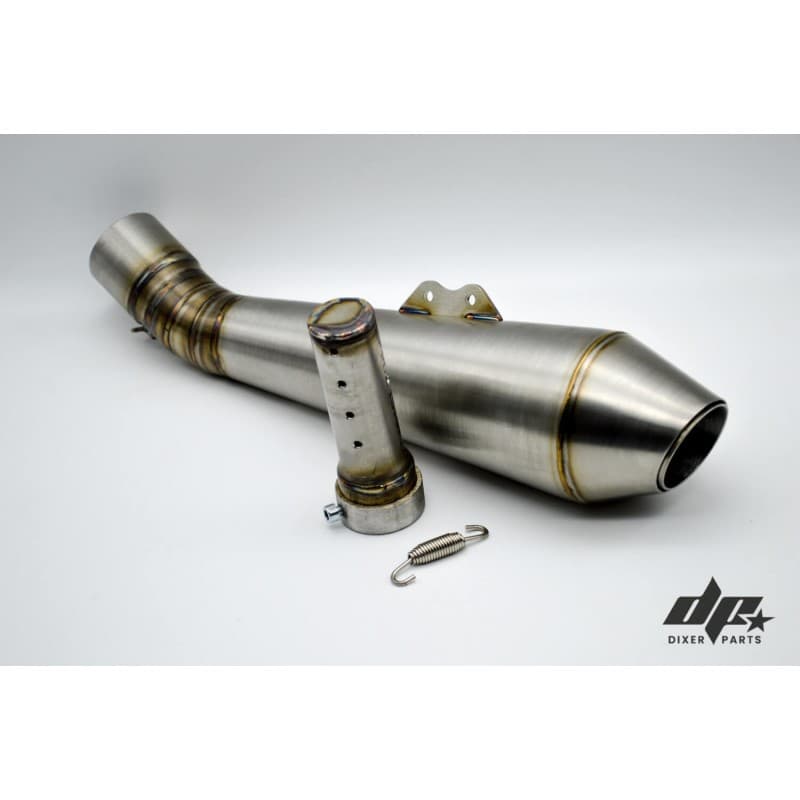 Dapper Motor — Exhaust Muffler +db Killer BMW K100 K1100 (1982-2002) Cafe Racer Homologation TUV Certificate