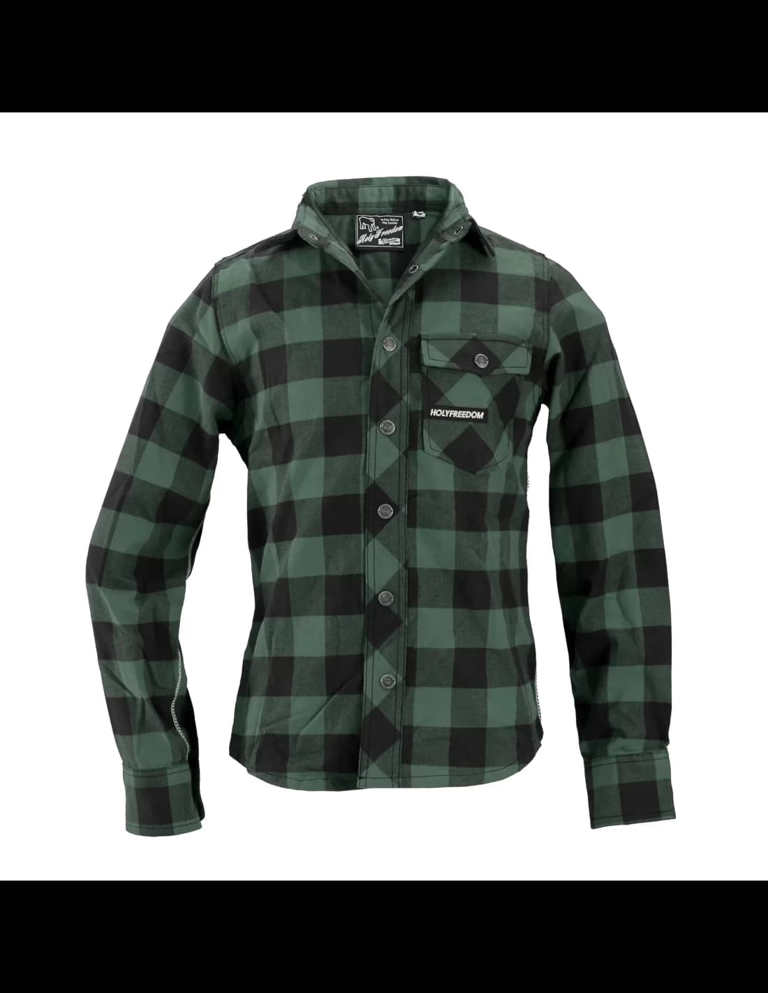 Dapper Motor — Holy Freedom Jessie James Green Flannel Shirt