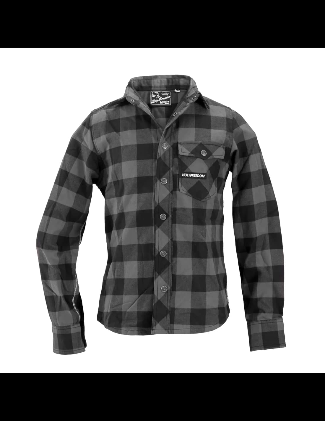 Dapper Motor — Holy Freedom Jessie James Grey Flannel Shirt
