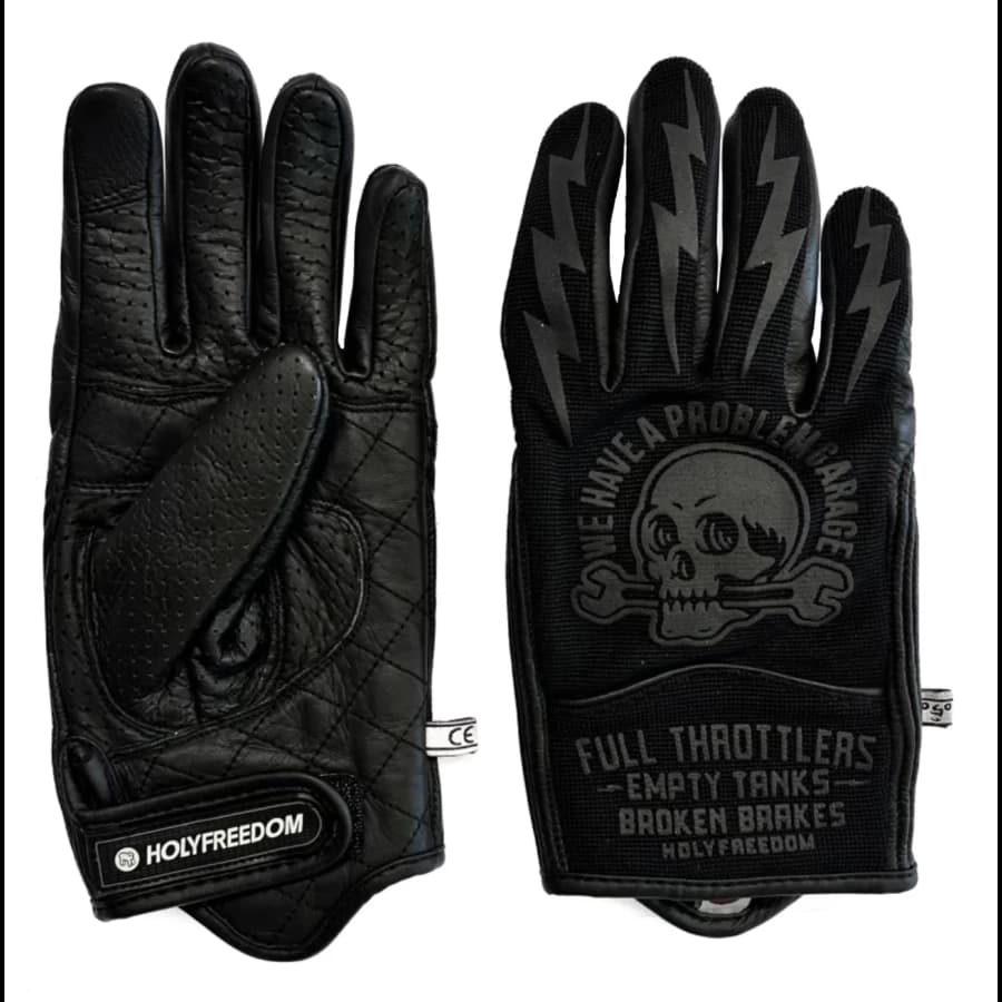 Dapper Motor — Holy Freedom Tools Black Gloves