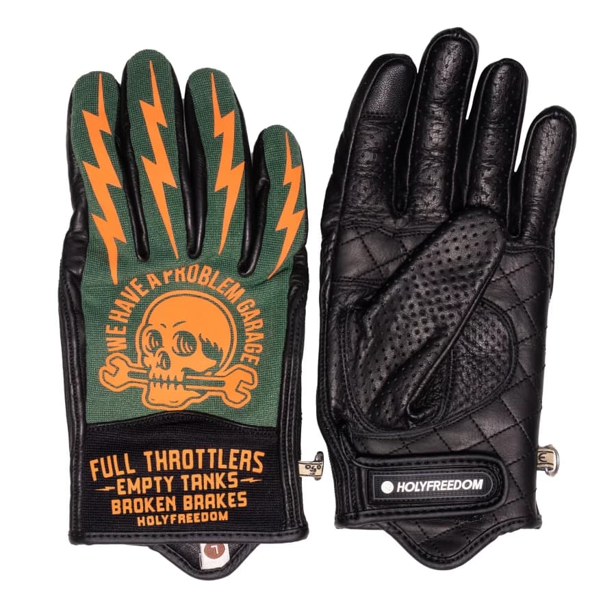 Dapper Motor — Holy Freedom Tools Orange Gloves