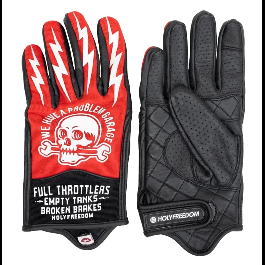 Dapper Motor — Holy Freedom Tools Red Gloves